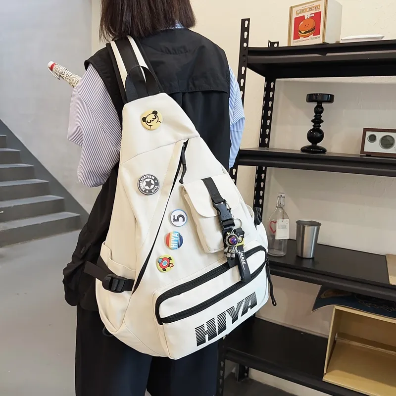 Men's Crossbody Sling Bag - Large Capacity Sports Chest Bag for Daily Use - 3