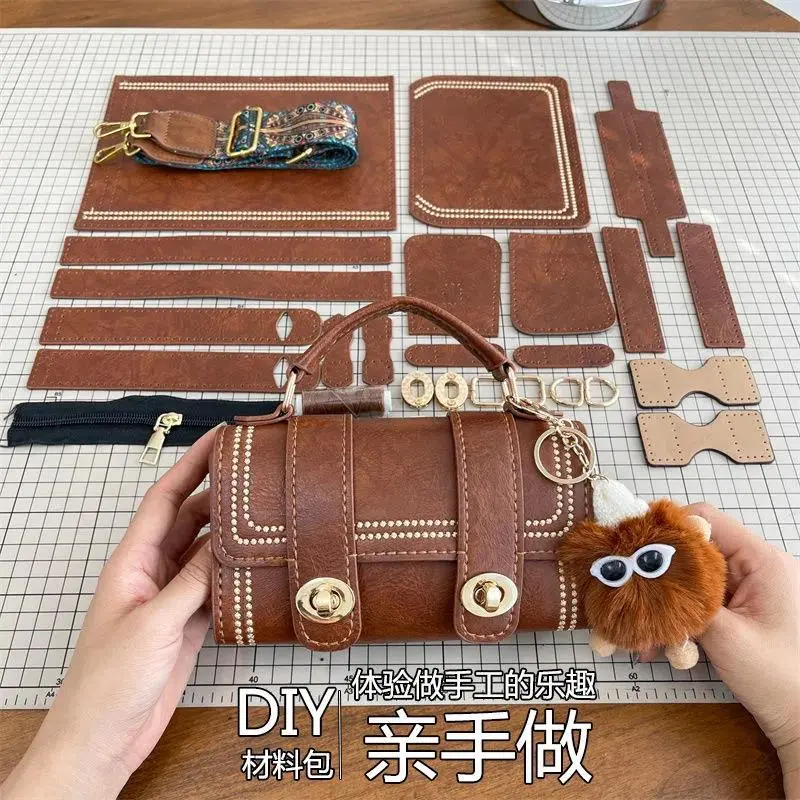 Handwoven DIY Bag Kit for Women | Retro Shoulder Bag with Tutorial - 2