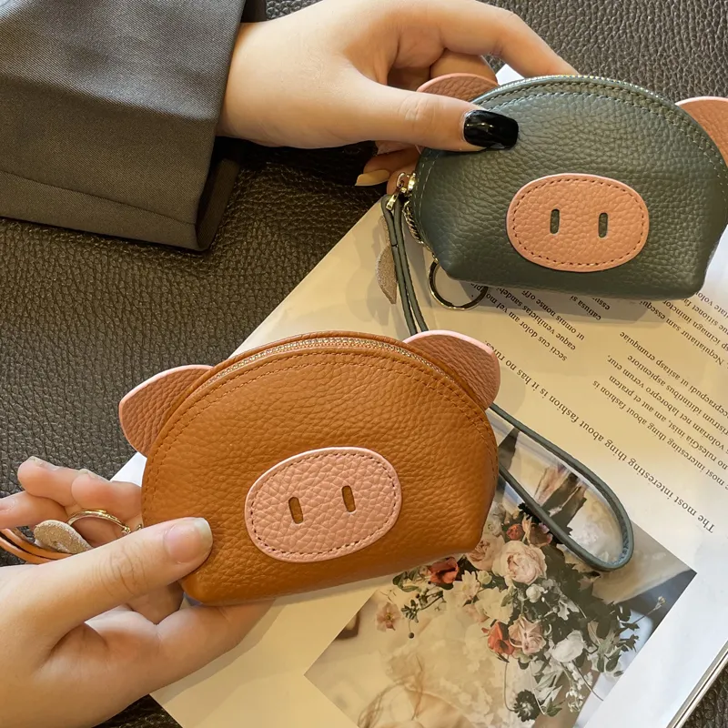 Coin Purse Women Mini 2025 Cute Leather Wallet Ins Style - 2