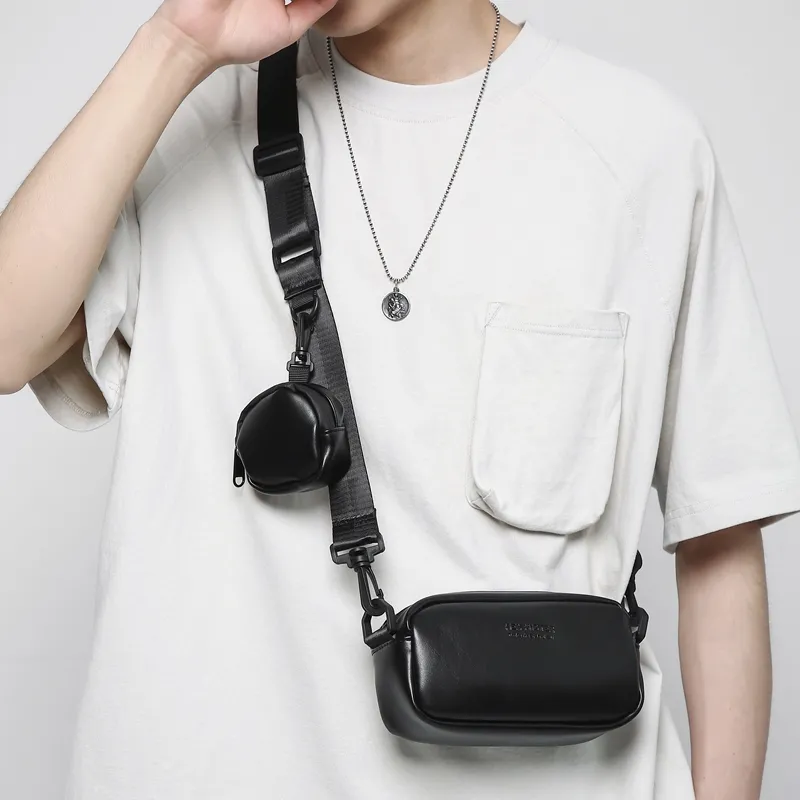 Men's Casual Sling Bag 2023 New Fashionable Crossbody Backpack - 1