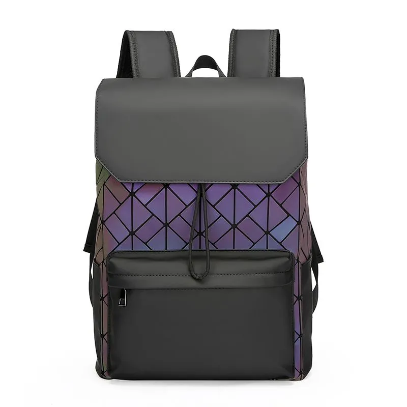 Quilted Backpack for Men, Large Capacity Laptop Bag for Work & Travel - 1