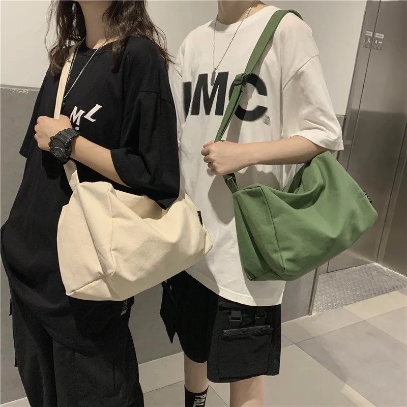 Trendy Canvas Crossbody Bag 2024 - Unisex Casual Sling Bag for Daily Use - 3