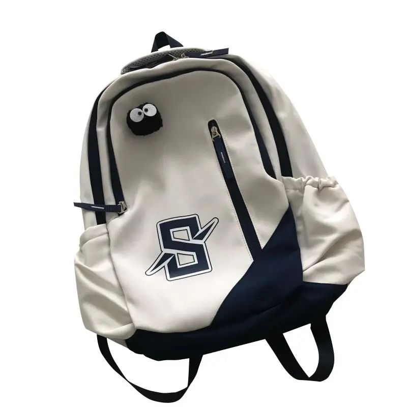 Ins Harajuku Style Large Capacity Backpack for Teens, Unisex Travel Bag - 1