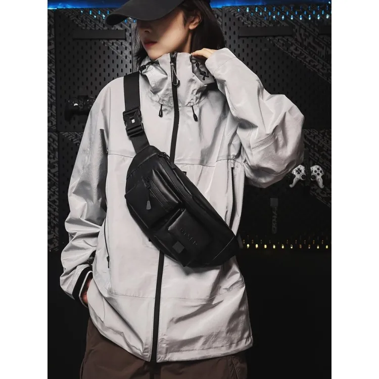 Stylish Crossbody Sling Bag, Large Capacity Waist Pack for Street Fashion - 5