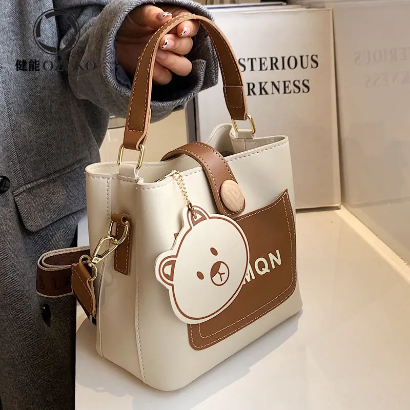 Women's Bucket Bag 2025 New Spring Fashion Shoulder Crossbody Bag - 3