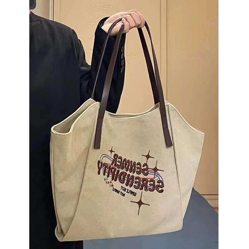 Large Capacity Canvas Tote Bag Women 2023 Shoulder Bag Commute - 2