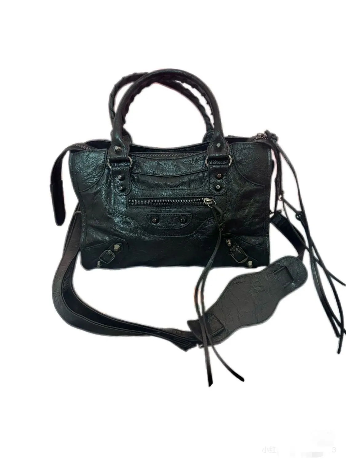 Motorcycle Bag with Studs 2025, Crossbody & Shoulder Bag for Women, Fashionable - 2
