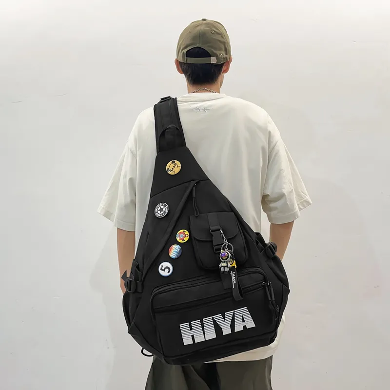 Men's Crossbody Sling Bag - Large Capacity Sports Chest Bag for Daily Use - 2