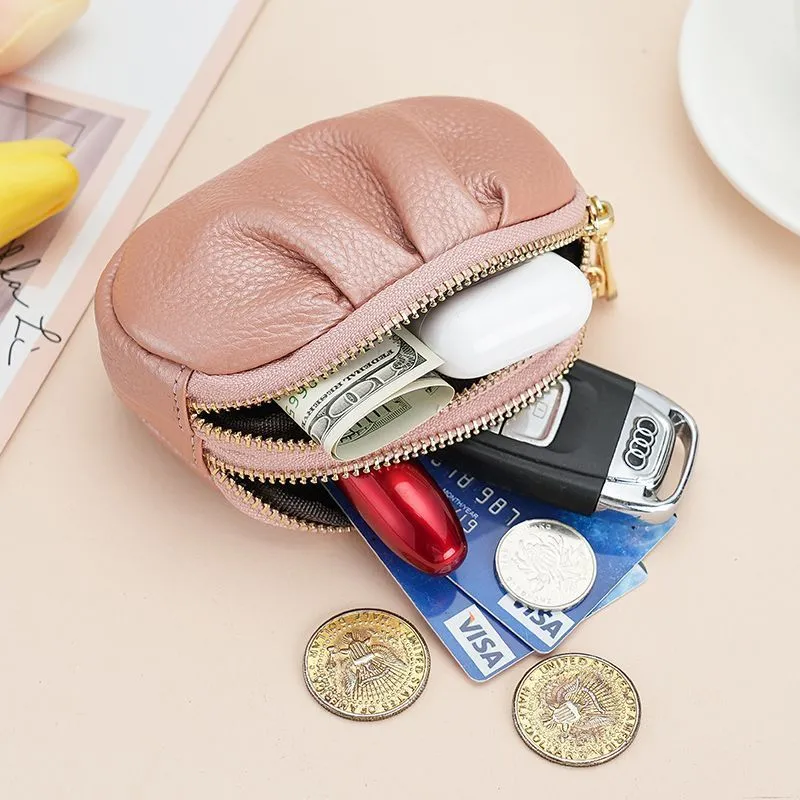Soft Leather Women's Wallet Large Capacity Zipper Coin Purse Card Holder - 2