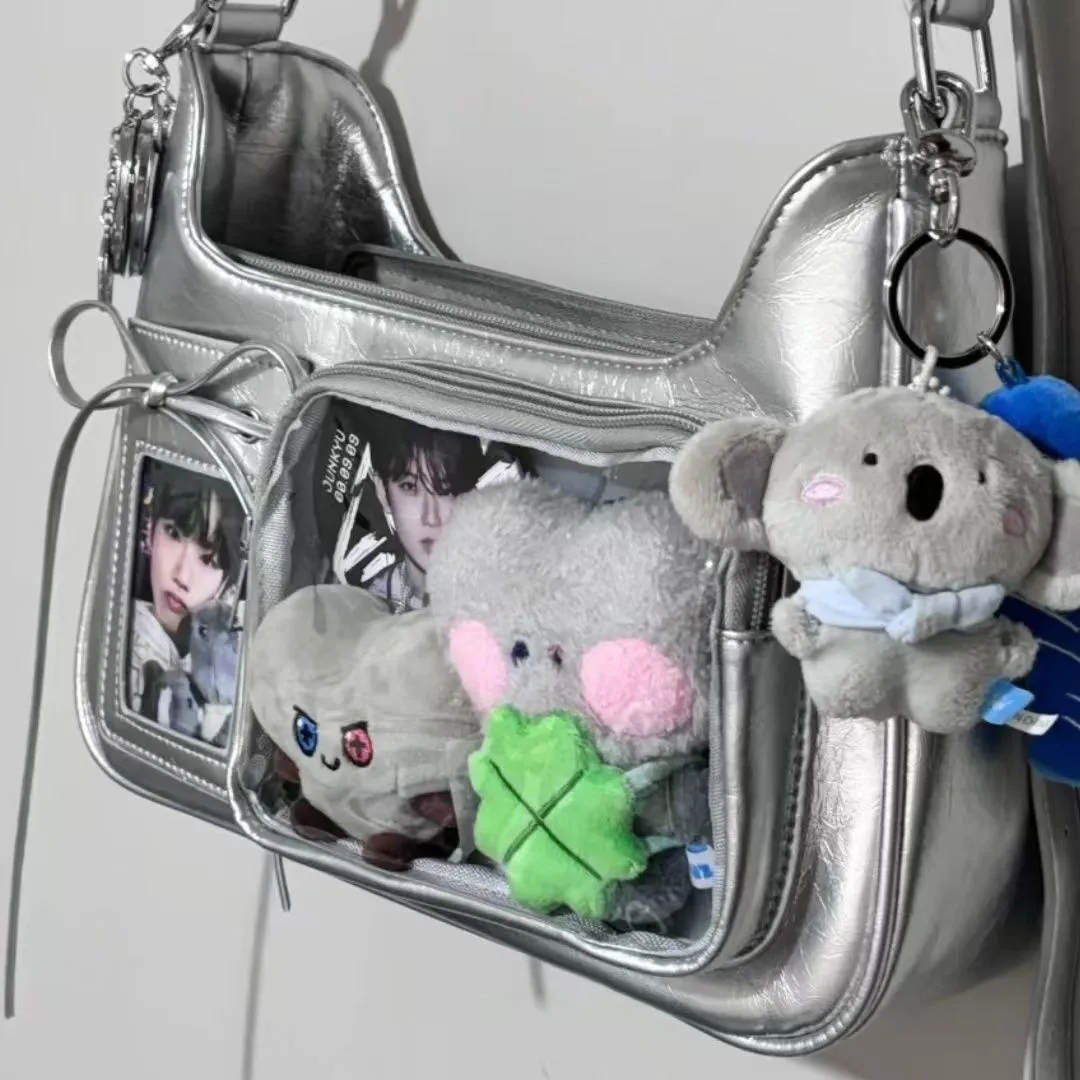 Small Food Capacity Shoulder Bag, Cute Tote Bag with Niche Design - 5