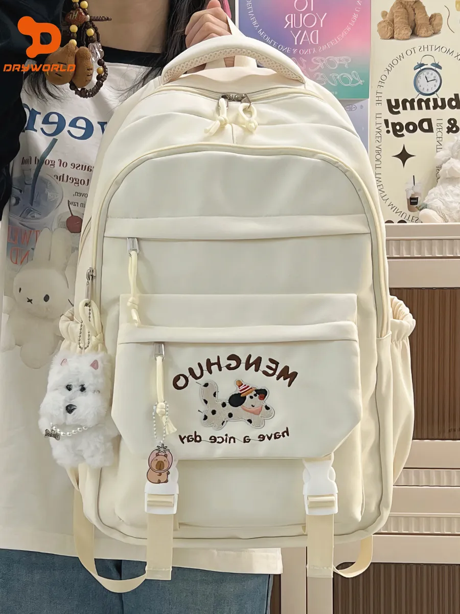 Ins Style Backpack for Women Large Capacity Cute School Bag Laptop Backpack - 2