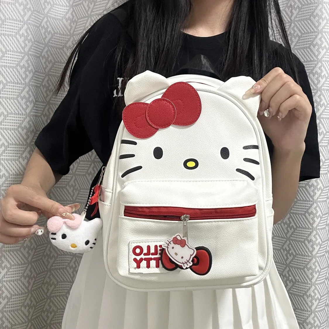 Hello Kitty Backpack for Girls, Cute Cartoon School Bag, Durable & Stylish - 3