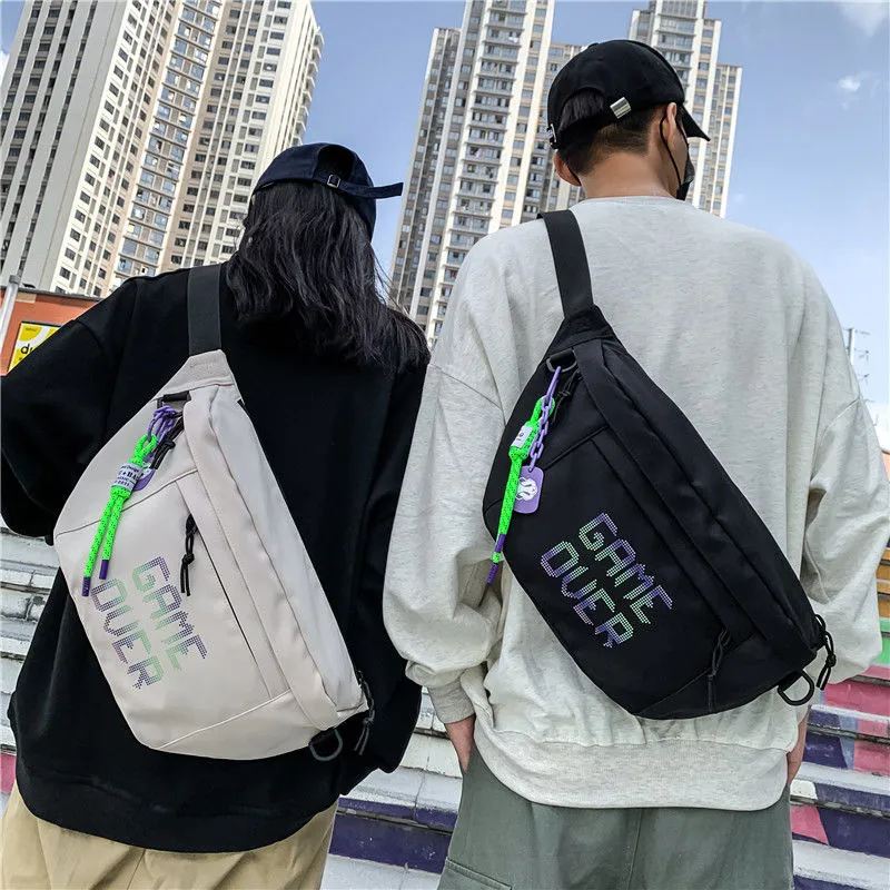 Utility Chest Bag Unisex Street Style Crossbody Sling Bag for Sports - 2