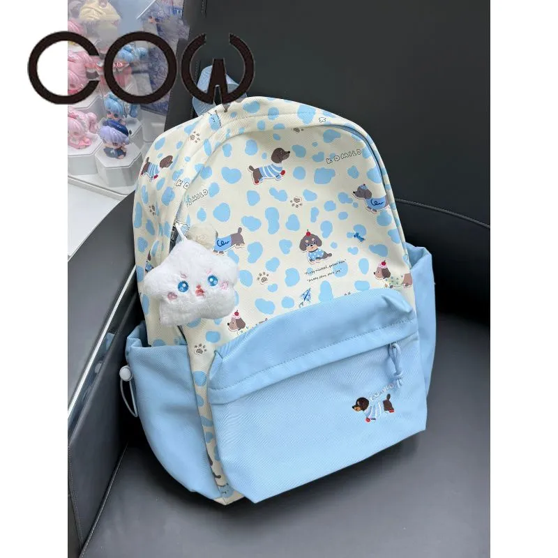 Cute Cartoon Backpack Large Capacity School Bag for College Students - 2