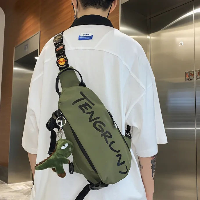 2024 Trendy Chest Bag for Men & Women - Unisex Sling Bag with Zipper - 1