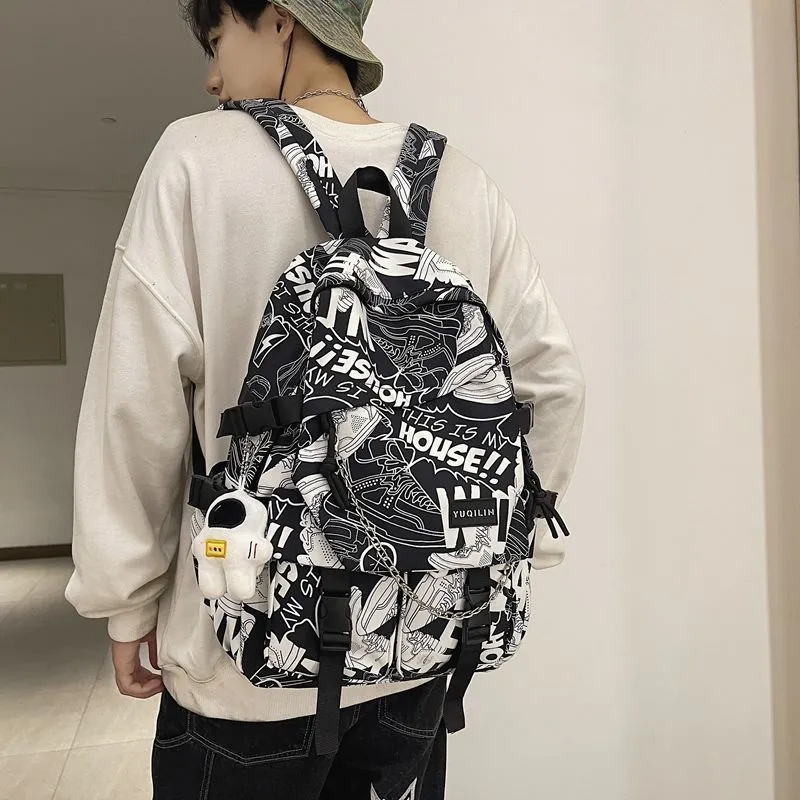 Men's Backpack Large Capacity 16 Inch Laptop Daypack for High School College - 1