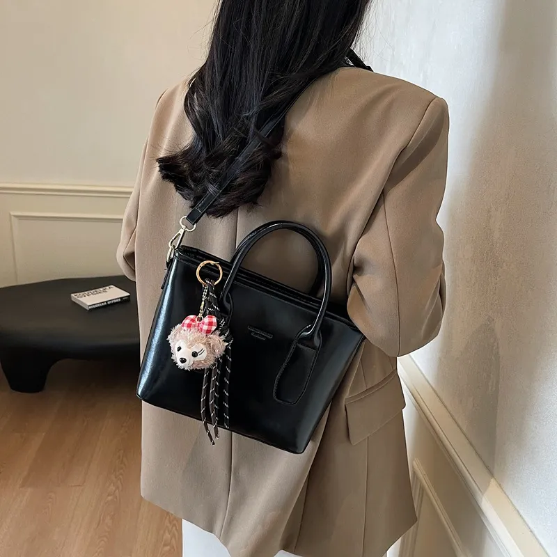 Trendy Brown Bucket Bag 2025, Women's Fashion Shoulder Crossbody Purse - 5