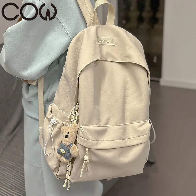 Minimalist Backpack for Women Large Capacity College School Bag Ins Style - 2
