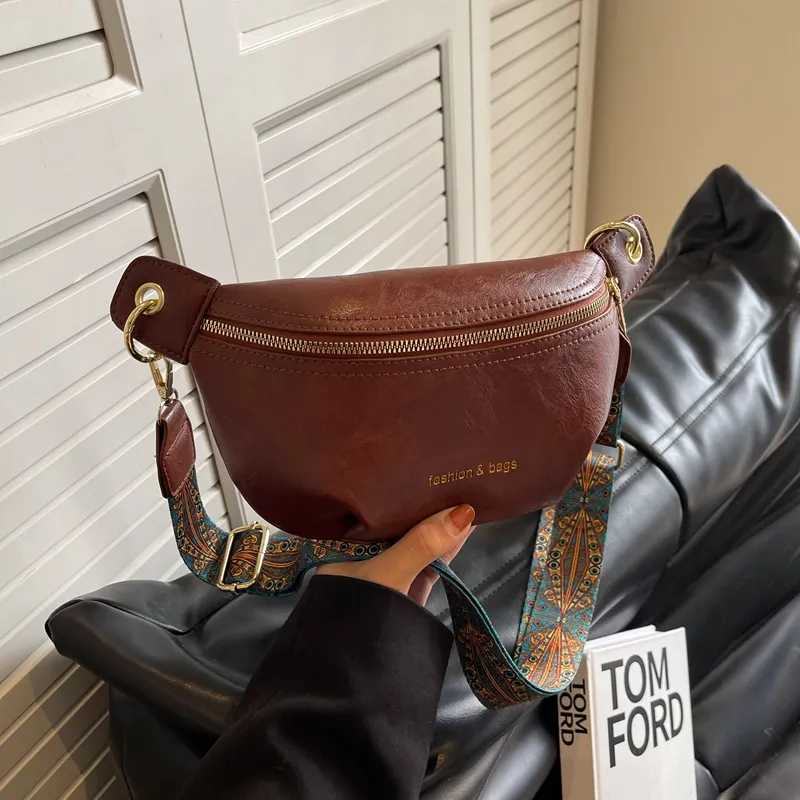 Stylish Vintage Crossbody Bag 2023 Fashionable Waist Bag for Women - 3