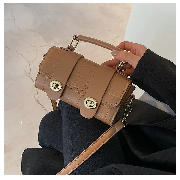 Retro Small Crossbody Bag 2025 New Fashionable PU Shoulder Bag - 5