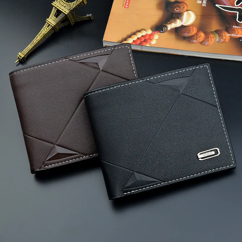 Men's Zip Wallet Multi-Card Short Leather PU Fashion - 1