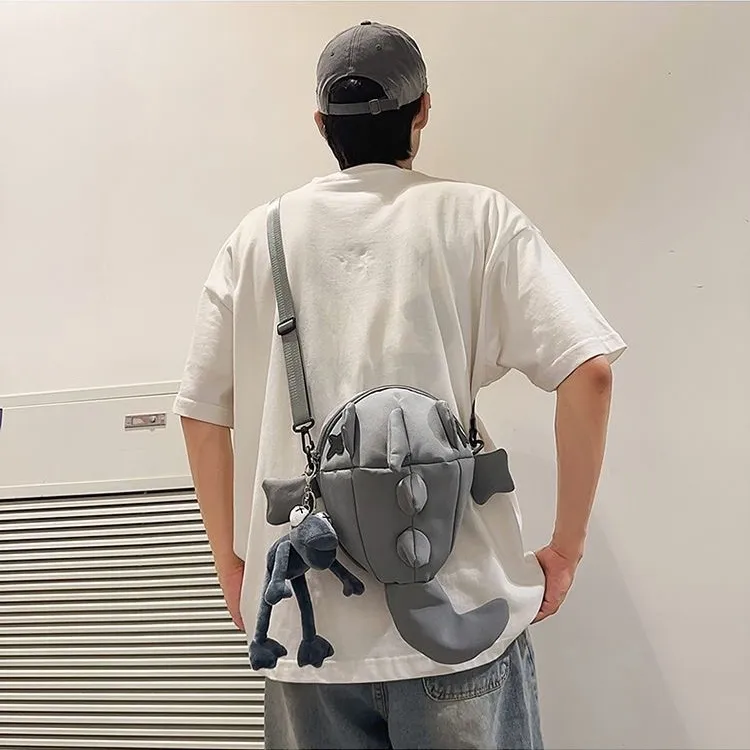 Shark Shoulder Bag 2025 New Trendy Unisex Crossbody Backpack - 2