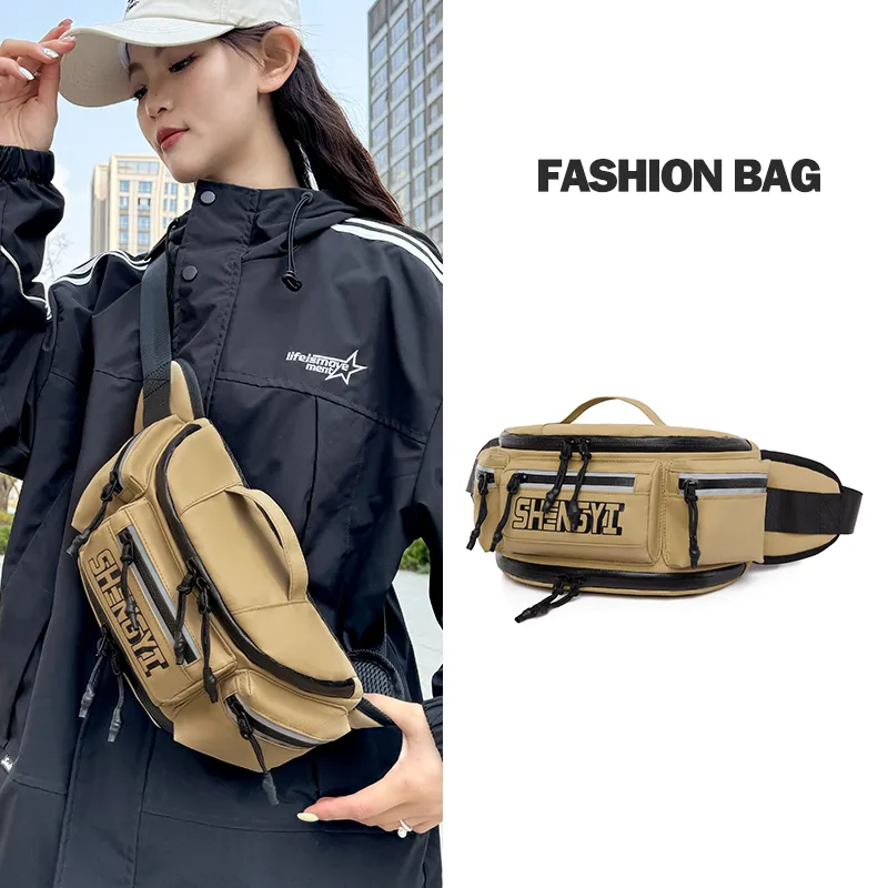 Motorcycle Riding Waist Pack - Waterproof Chest Bag for Bikers - 2