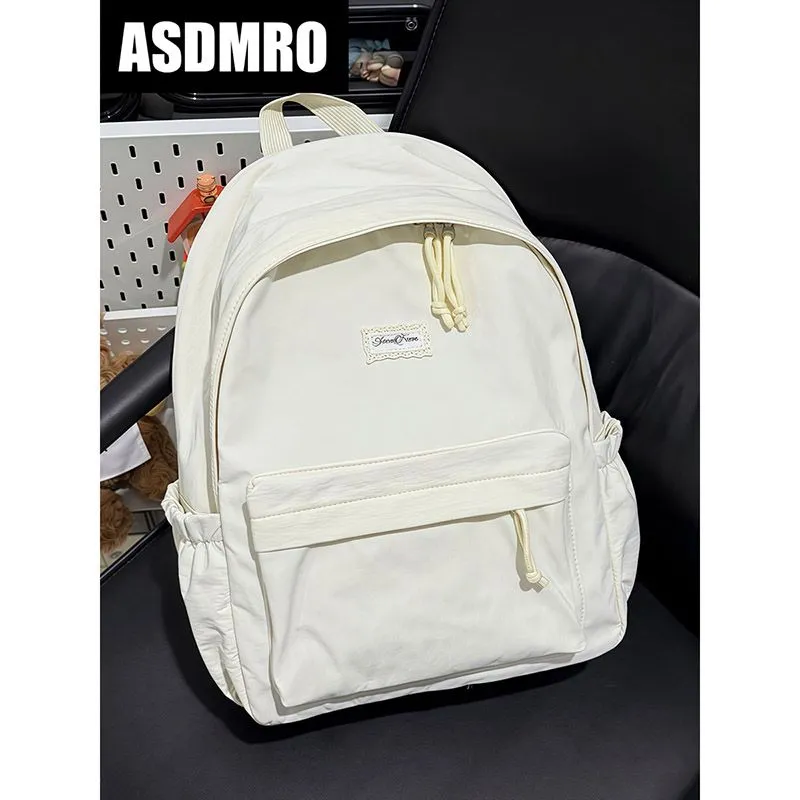 Minimalist Backpack for Women - Japanese Style College School Bag - 1