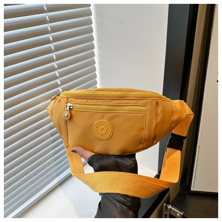 Women's Casual Crossbody Sling Bag - Nylon Multilayer Waist Pack Fashion - 5