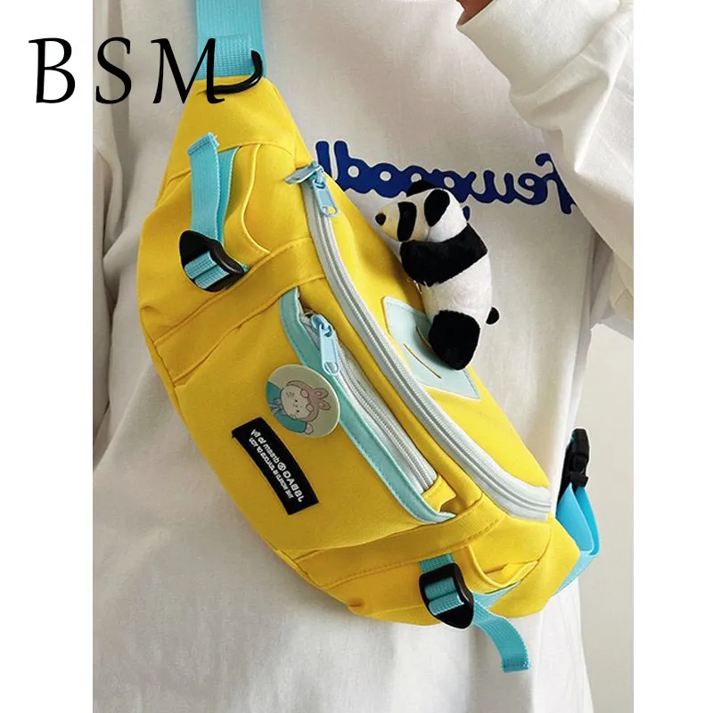 Stylish Crossbody Sling Bag for Men - Nylon Chest Pack with Color Block - 3