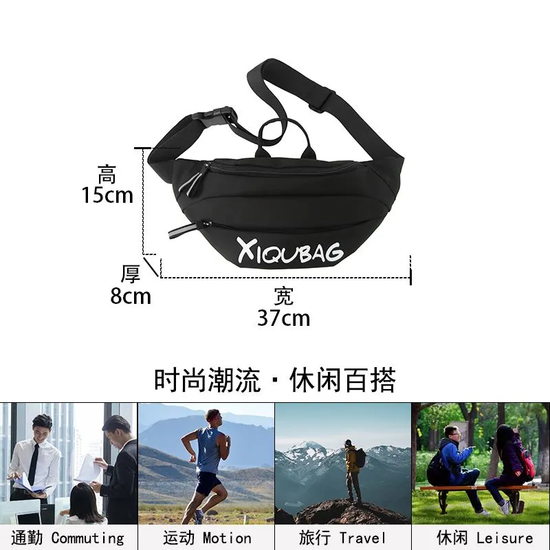 Crossbody Sling Bag for Men Women Large Capacity Unisex Waist Pack - 2