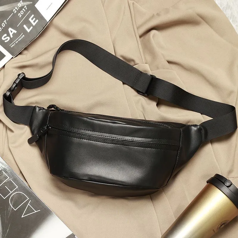 Gray Chest Bag Waist Pack - Fashion Sling Bag for Men - 5