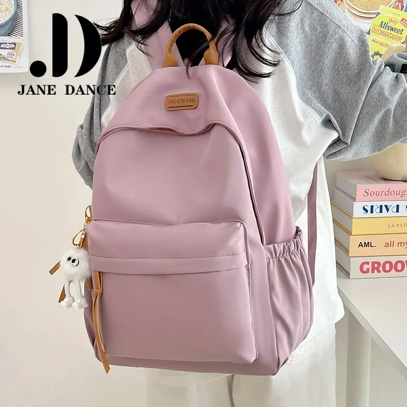 Stylish Backpack for Women Large Capacity Nylon Travel Rucksack - 5