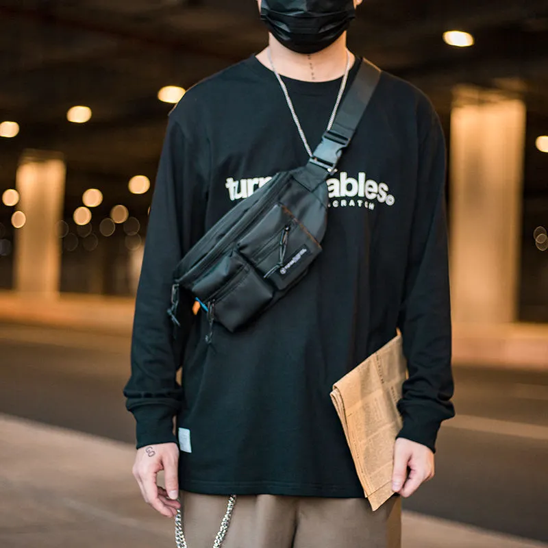 Men's Chest Bag Lightweight Crossbody Sling Backpack for Summer - 5