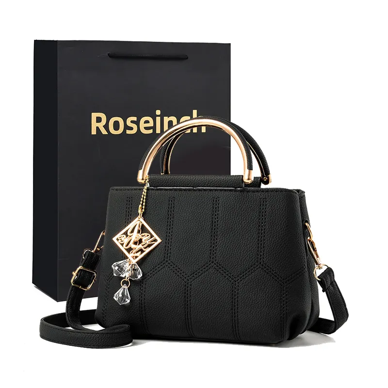 Small Crossbody Bag for Women 2025, Fashionable Shoulder Bag with Top Handle - 3