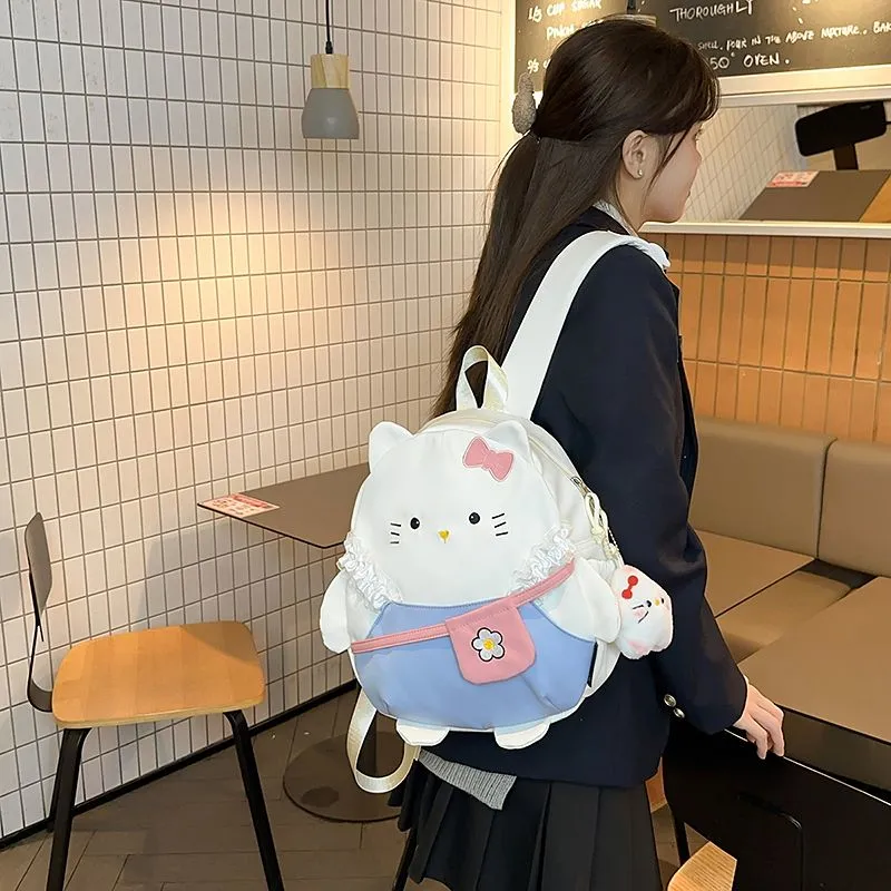 Cute Cartoon Backpack for Women Large Capacity Daypack School Bag - 2