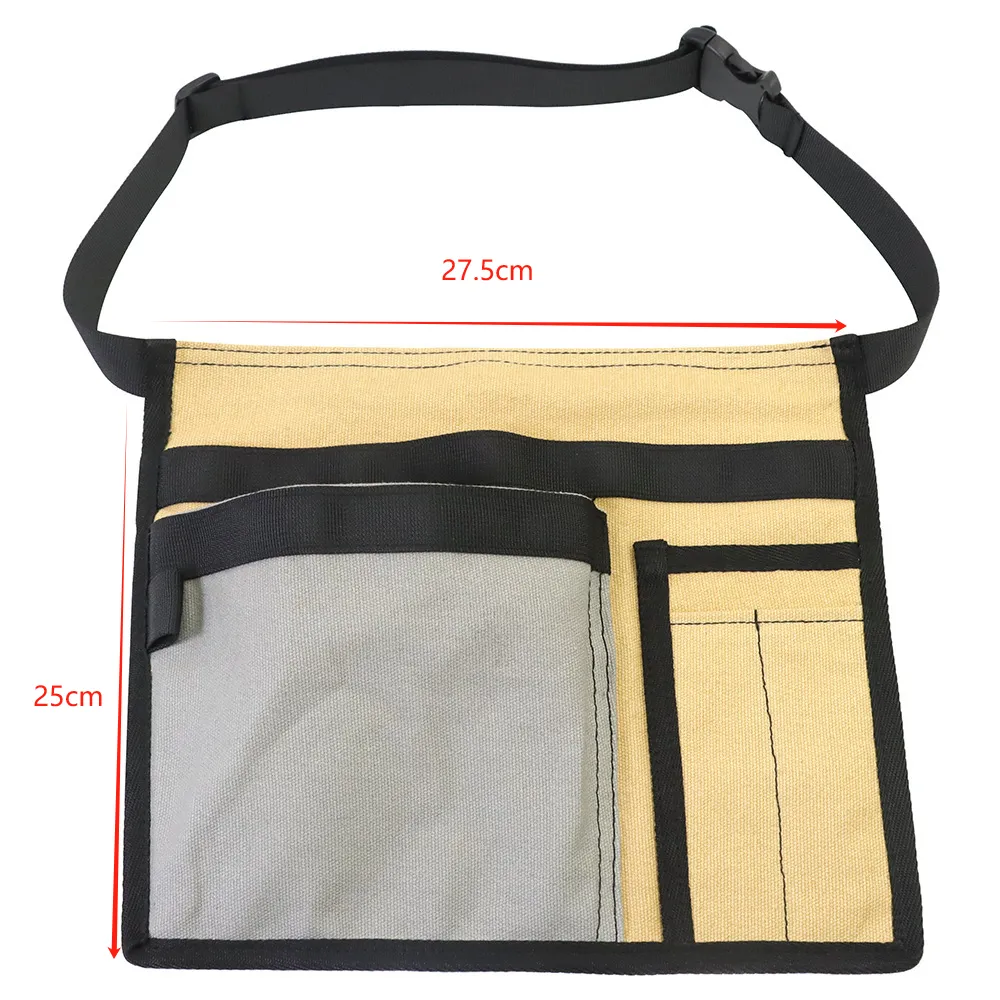 Durable Multi-Pocket Electrician Tool Pouch for Construction Work - 5