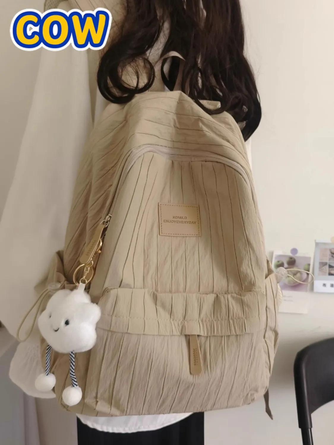 Minimalist Backpack for Women 2025 - Lightweight Travel & School Rucksack - 3