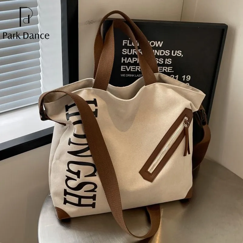 PARK DANCE Tote Bag Lightweight Casual Shoulder Bag for Students - 1