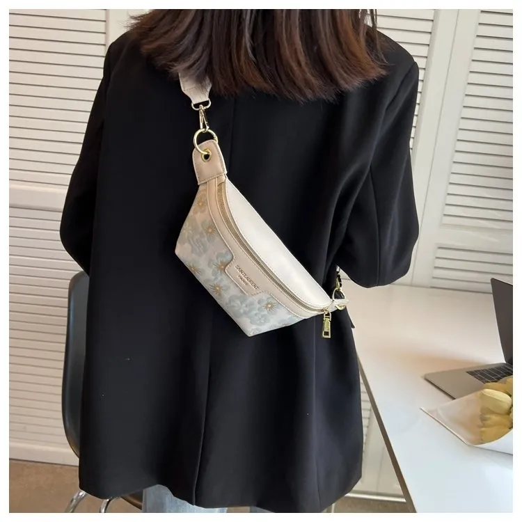 Women's Crossbody Bag 2025 New Fashion Embroidery Sling Bag - 5