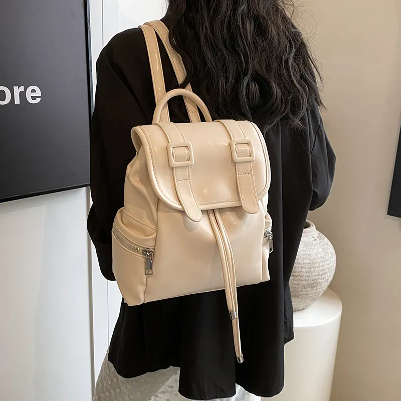 Korean Ins Backpack Large Capacity Fashion Minimalist Shoulder Bag - 4