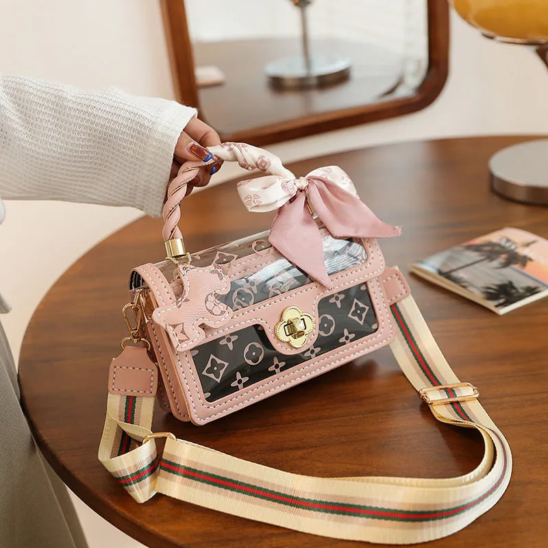 DIY Jelly Bag Kit - Handmade Transparent Purse with Cherry Blossom - 4