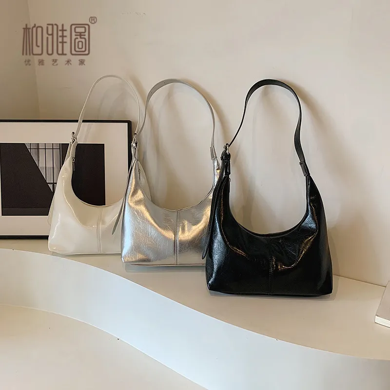 Stylish PU Shoulder Bag Large Capacity Crossbody Bag for Women - 2