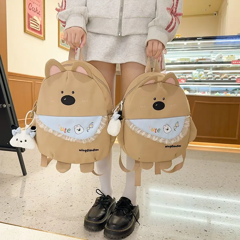 Cute Mini Backpack for Women, Cartoon Dog Design School Bag for College Students - 4