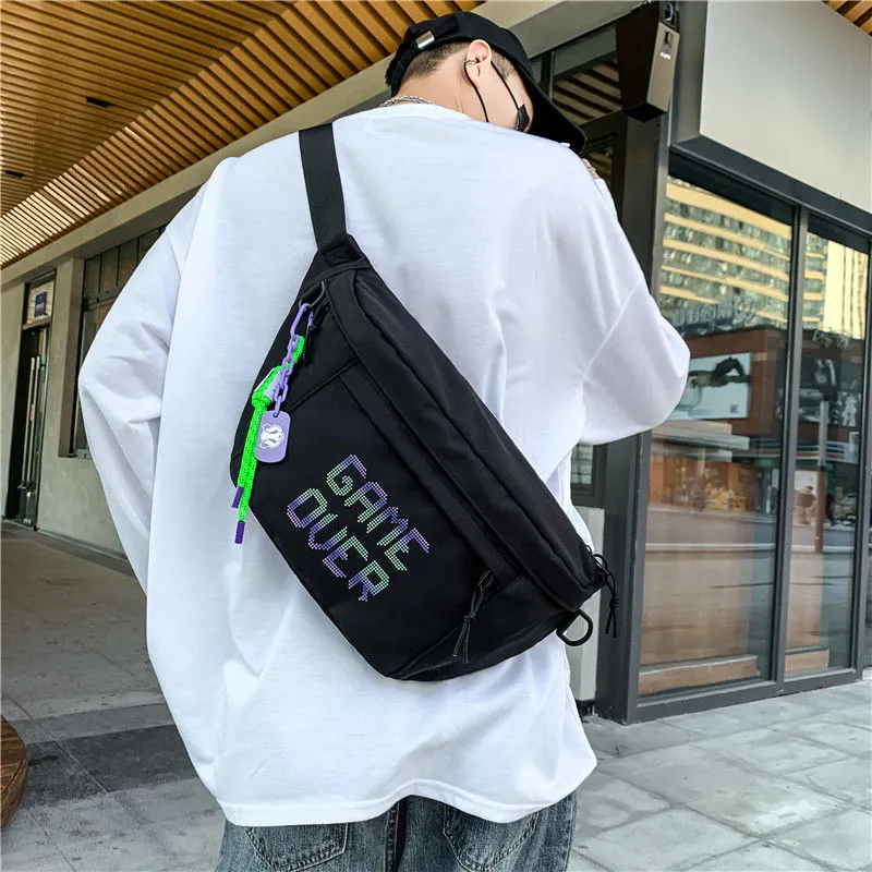 Utility Chest Bag Unisex Street Style Crossbody Sling Bag for Sports - 1