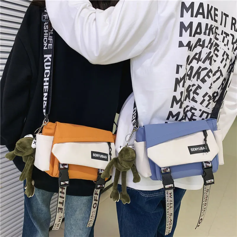 Men's Crossbody Bag Ins Style Casual Shoulder Bag for Students - 1