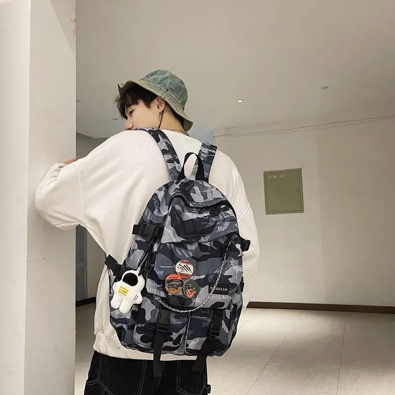 Men's Backpack Large Capacity 16 Inch Laptop Daypack for High School College - 5