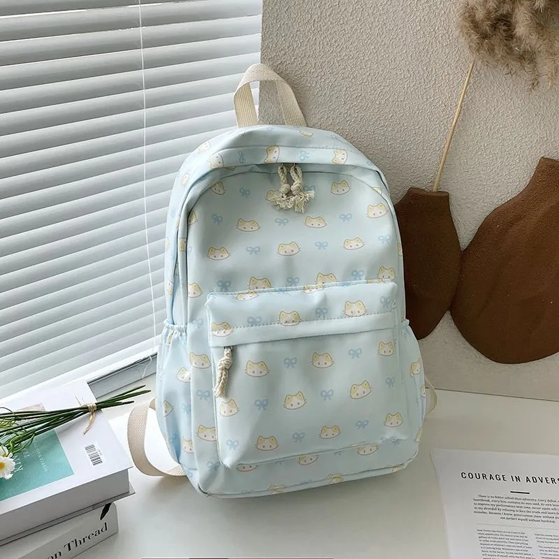 Cute Bow Backpack for Girls, Large Capacity School Bag for Teens & College - 2
