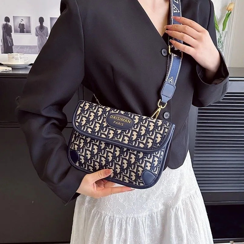 Fashion Letter Waist Bag 2024, Crossbody Sling Bag for Women, PU Leather - 1