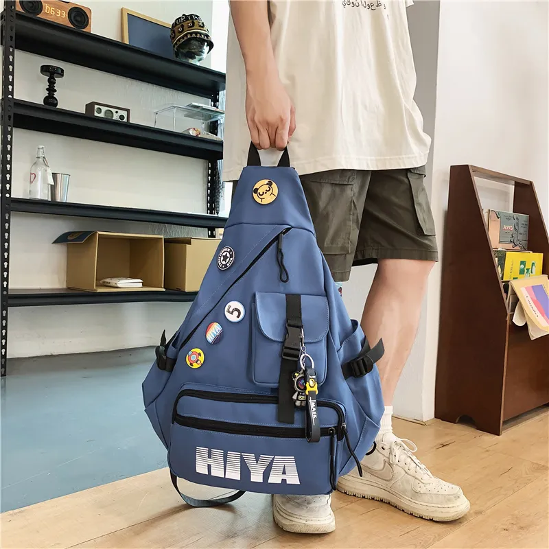 Men's Crossbody Sling Bag - Large Capacity Sports Chest Bag for Daily Use - 5